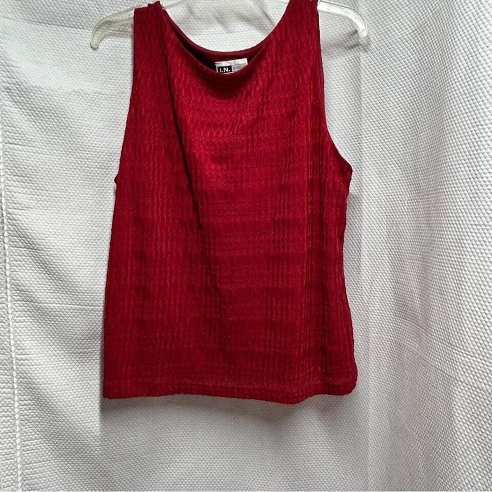 I.n. Studios Red Lined Tank Top XL‎